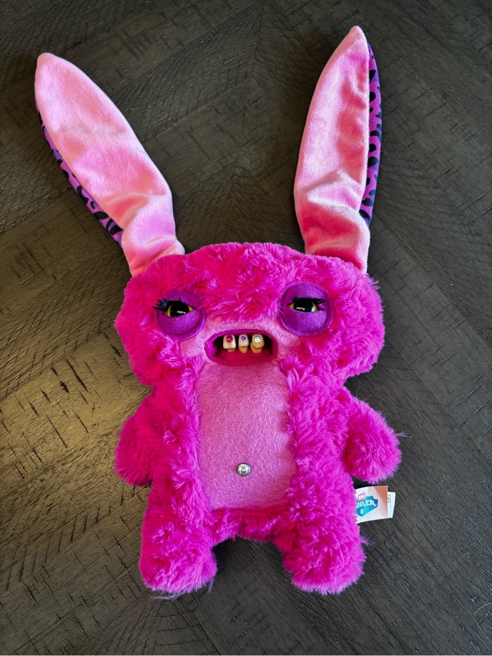 Plush fuggler  Pink Bunny baddie